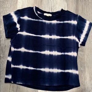 LA Hearts tie-dye top